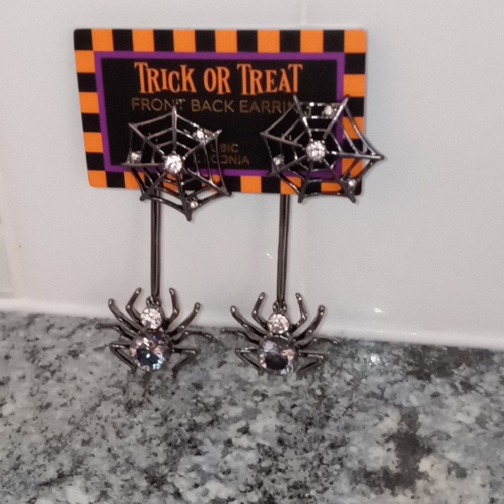 Halloween Spider & Web Earrings 🕸️🕸️🕷️🕷️🕷️